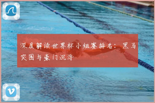 深度解读世界杯小组赛排名:黑马突围与豪门沉浮